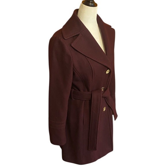 Michael Kors wool blend belted jacket. Sz 2 - Picture 5 of 16